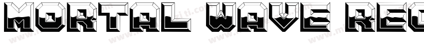 Mortal Wave Regular字体转换